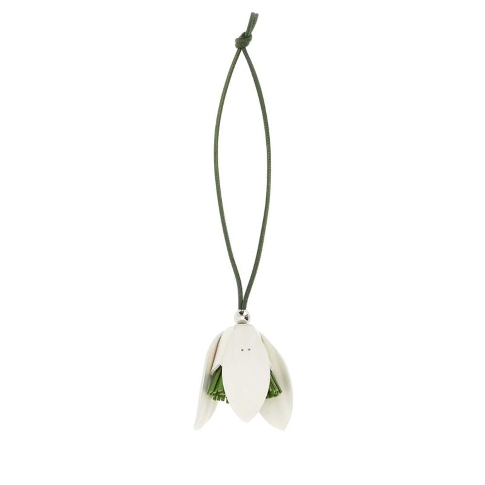 Jw Anderson Men Two-Tone Leather Snowdrop Charm